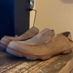 Men's Olukai Moloa Casual Tan Loafers